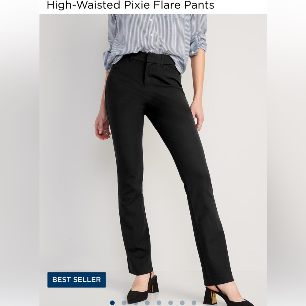 Old Navy High Waisted Flare Pixie Pants NWT